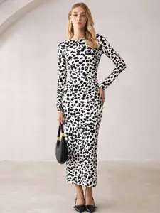 TANDUL Women Animal Printed Maxi Dress