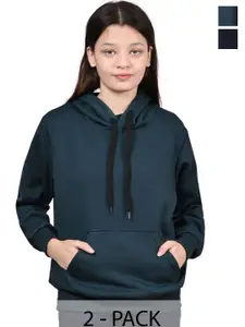 BAESD Girls Pack Of 2 Hooded Sweatshirt