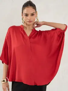 FEMMELLA Women Mandarin Collar Kaftan Top