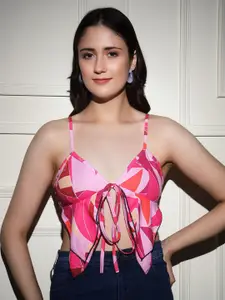 BAESD Women Floral Printed Bralette Crop Top