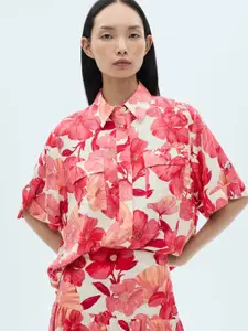 MANGO Women Floral Opaque Printed Casual Shirt