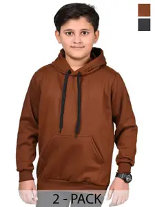 BAESD Boys Pack Of 2 Hooded Sweatshirt