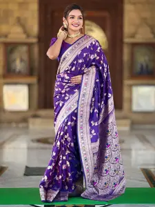 KALINI Woven Design Zari Banarasi Saree