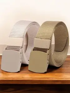 Provogue Men Pack of 2 Textured Belt