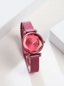 French Connection Women Dial & Stainless Steel Bracelet Style Straps Analogue Watch FCU5RM