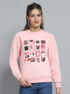 Monte Carlo Women Printed Sweatshirt
