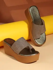 Denill Women Embellished Flatform Sandals