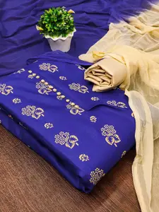 KALINI Floral Printed Unstitched Dress Material