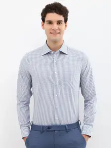 Allen Solly Sport Men Slim Fit Checked Cotton Formal Shirt