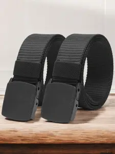 Provogue Men Pack Of 2 Textured Belt