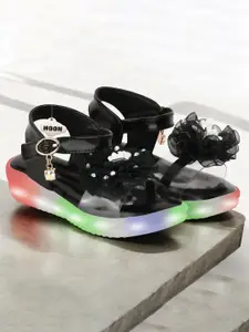 HOOH Now Comfort in Fashion Girls Embellished LED Sandals