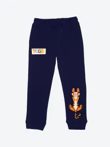 YK Disney Boys Graphic Printed Mid Rise Joggers