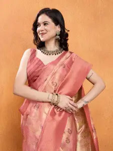 Mitera Woven Design Zari Banarasi Saree