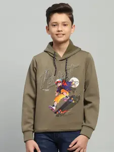 Monte Carlo Boys Printed Hooded Sweatshirt