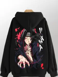 ZEN1 FASHION Men Graphic Printed Hooded Sweatshirt