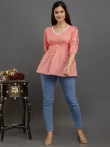 UNIFY FASHION Printed Empire Top