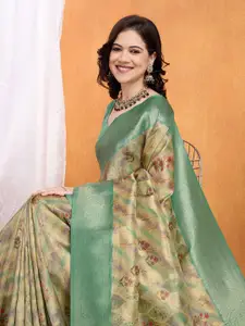 Mitera Woven Design Zari Banarasi Saree