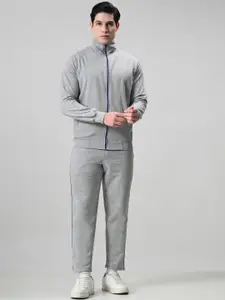 BAESD Men Zipper Mock Collar Tracksuits
