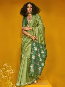 Anouk Ethnic Motifs Zari Banarasi Saree