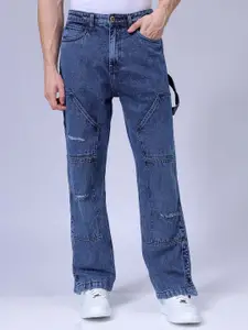 The Indian Garage Co Men Pure Cotton Relaxed Fit Mid-Rise Jeans