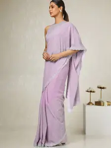 Soch Embellished Sequinned Poly Georgette Saree