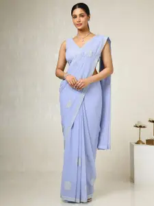 Soch Embellished Beads and Stones Poly Georgette Saree