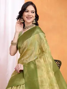 Mitera Woven Design Zari Banarasi Saree
