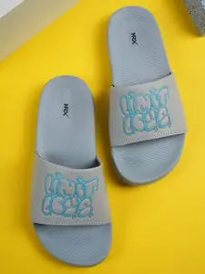 HRX by Hrithik Roshan Men Self Design Sliders