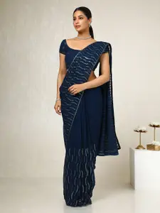 Soch Embellished Sequinned Poly Georgette Saree