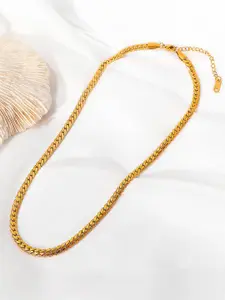 StyleCast Gold-Toned Statement Textured Necklace