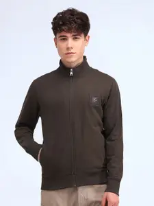 Flying Machine Men High Neck Pure Cotton Sweatshirt