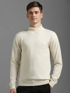 Louis Philippe Men Turtle Neck Pullover Sweaters