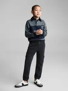 Mango Kids Boys Pure Cotton Cargo-Style Joggers