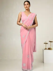 Soch Embellished Beads and Stones Poly Georgette Saree