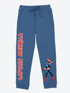 YK Marvel Boys Graphic Printed Cotton Joggers