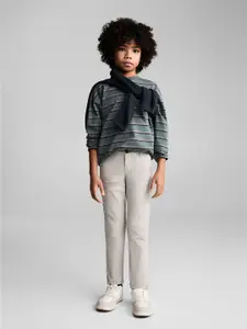 Mango Kids Boys Regular-Fit Chinos with Pocket Detailing