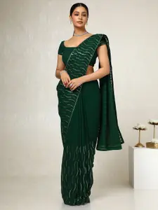 Soch Sequinned Poly Georgette Saree