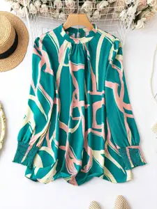 Mast & Harbour Women Abstract Printed Casual Shirt