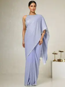 Soch Embellished Sequinned Poly Georgette Saree