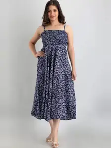 UNIFY FASHION Women Printed Fit & Flare Midi Dress