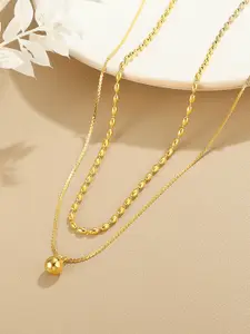 StyleCast Gold-Toned Statement Layered Necklace