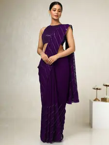 Soch Sequinned Poly Georgette Saree