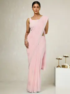 Soch Embellished Beads and Stones Poly Georgette Saree