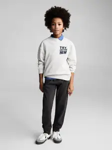 Mango Kids Boys Pure Cotton Cargo-Style Joggers