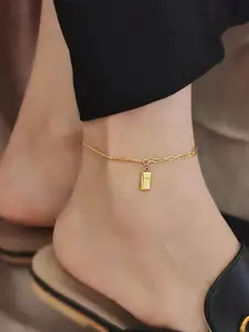 StyleCast Gold-Toned Elegant Anklet