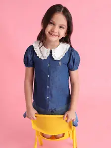 U.S. Polo Assn. Kids Cotton Shirt Style Top