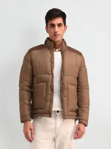 Arrow Sport Men Solid Padded Jacket