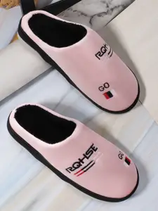 JENNA Women Printed Fur Winter Room Slippers