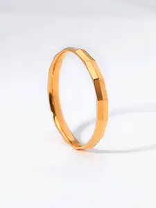 StyleCast Elegant Gold-Toned Adjustable Finger Ring