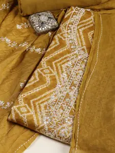 Meena Bazaar Printed Unstitched Dress Material